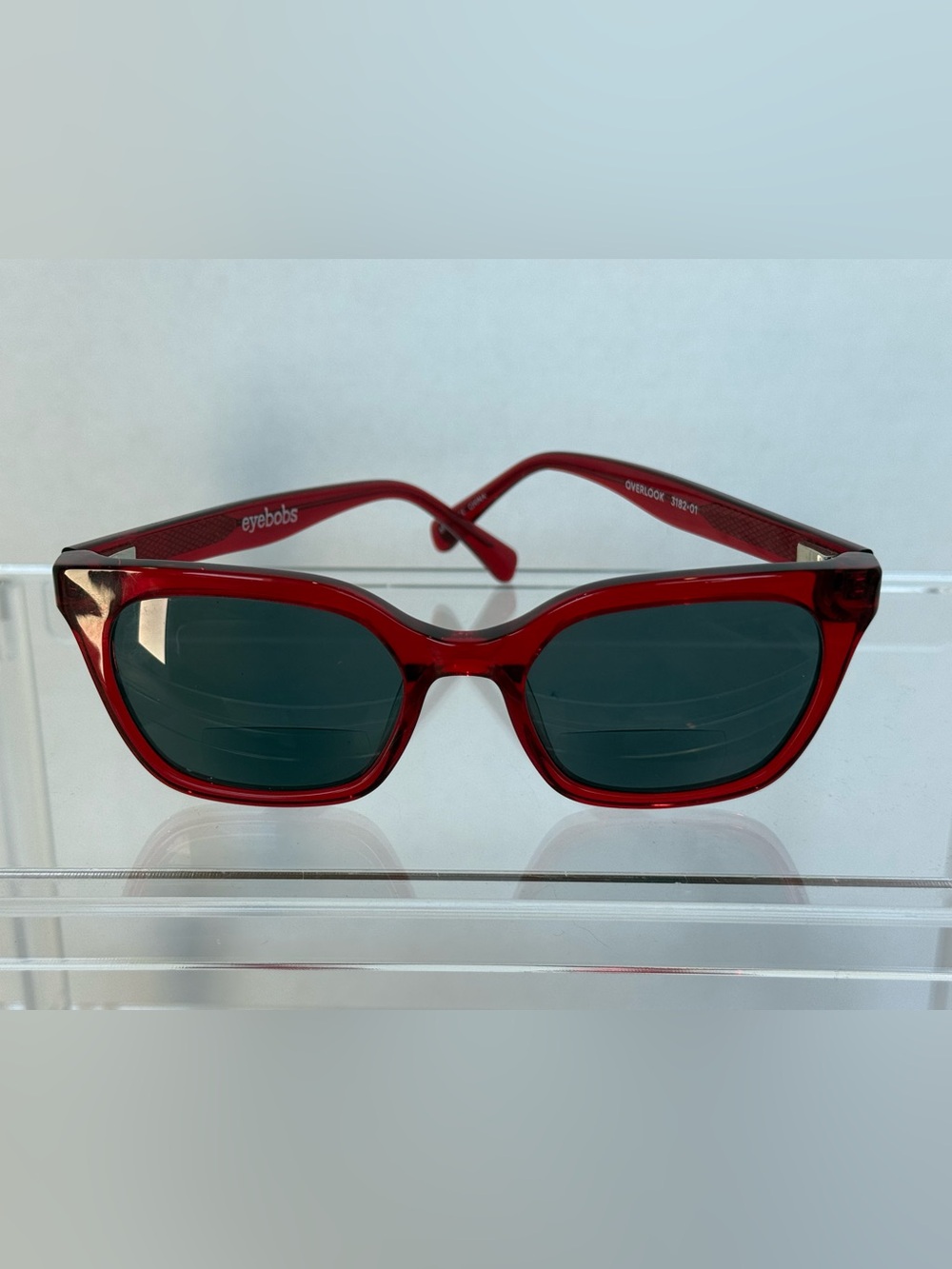 eyebobs Red Retro Cat-Eye Sunglasses
